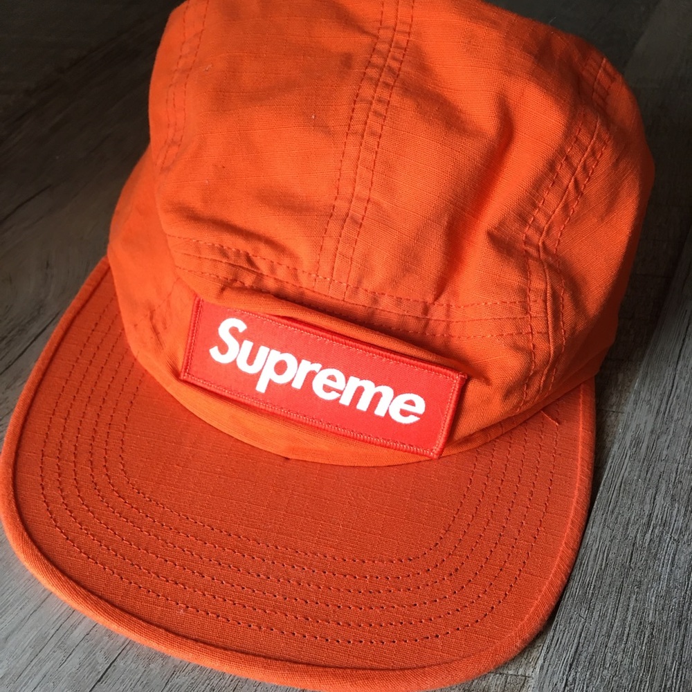 SUPREME Metal Ring Camp Cap - Orange